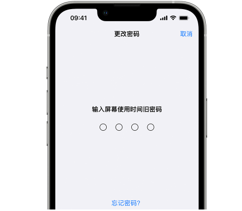 苍梧iPhone屏幕维修分享iPhone屏幕使用时间密码忘记了怎么办 